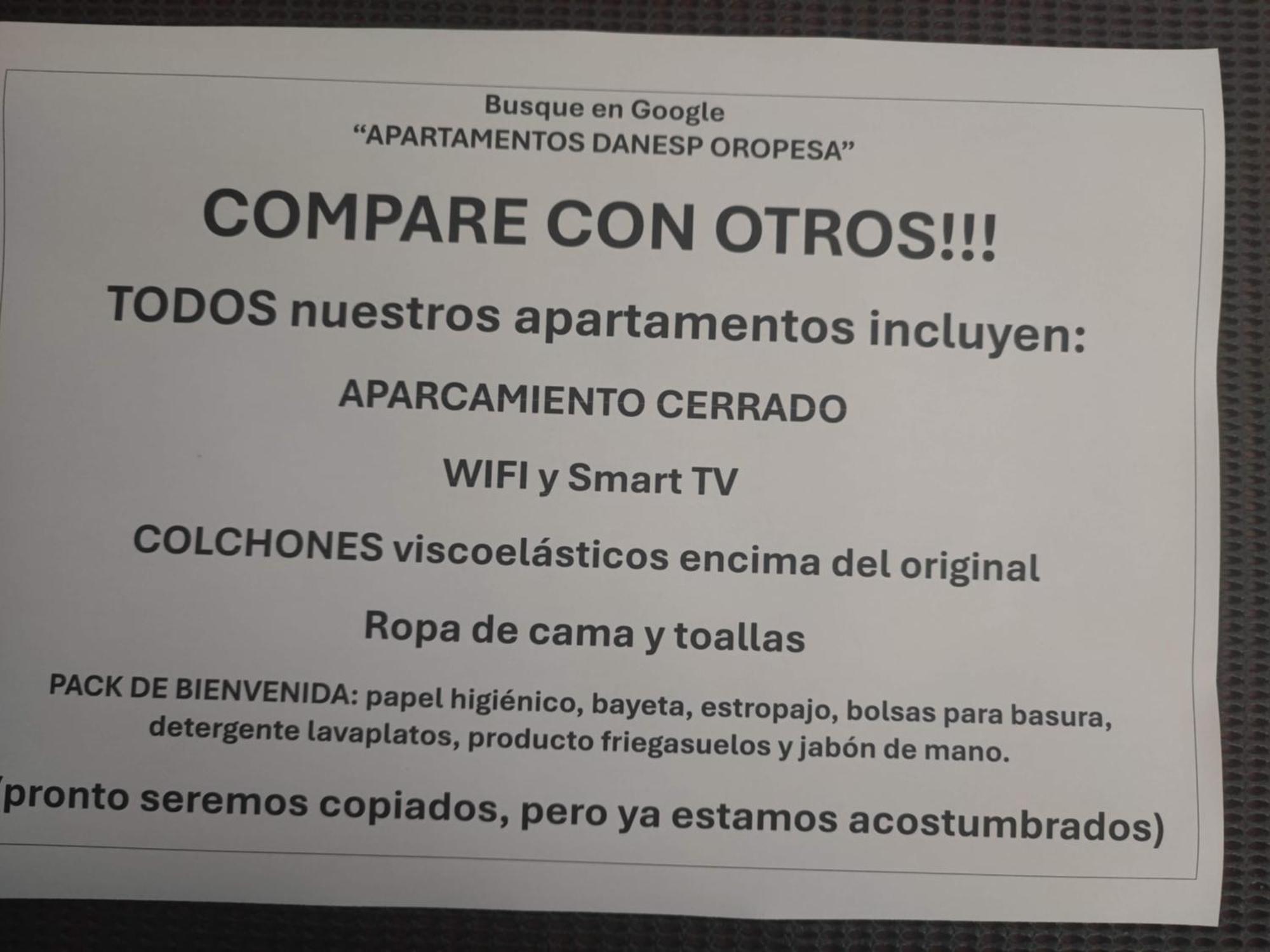 Apartamentos Danesp-Playa De Les Amplaries Marina Dor- Frontales Al Mar Oropesa del Mar Exteriör bild